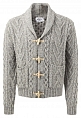 Mens Toggle Cardigan Mist